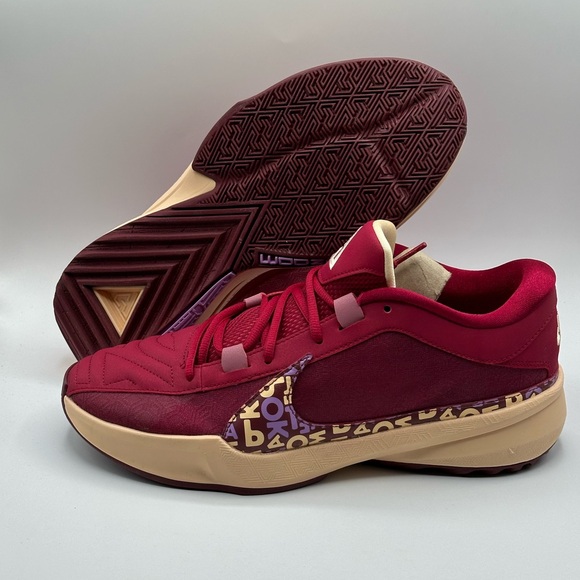 Men’s Nike Zoom Freak 5 Alphabet Bros Size 11 Basketball Shoes DX4985-600 New - Picture 5 of 11